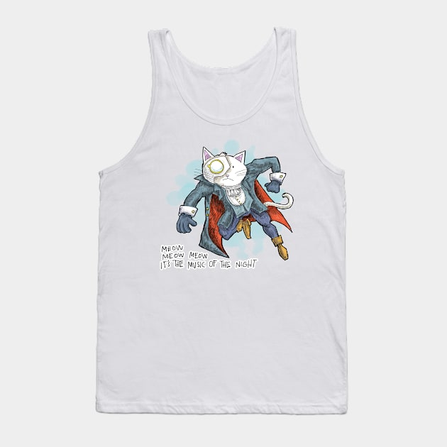 Cat-Tom of the Opera Tank Top by johnnybuzt